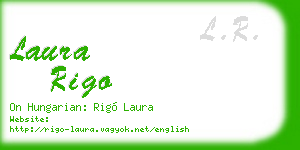 laura rigo business card